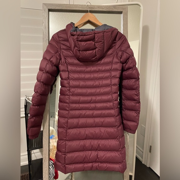 Mountain Warehouse Maroon Long Puffer Jacket - Picture 2 of 4